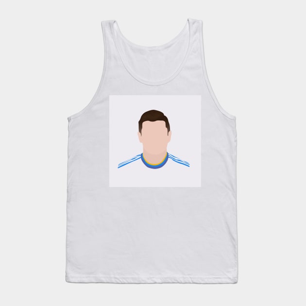 Toni Kroos Minimalistic Face Art Tank Top by GotchaFace